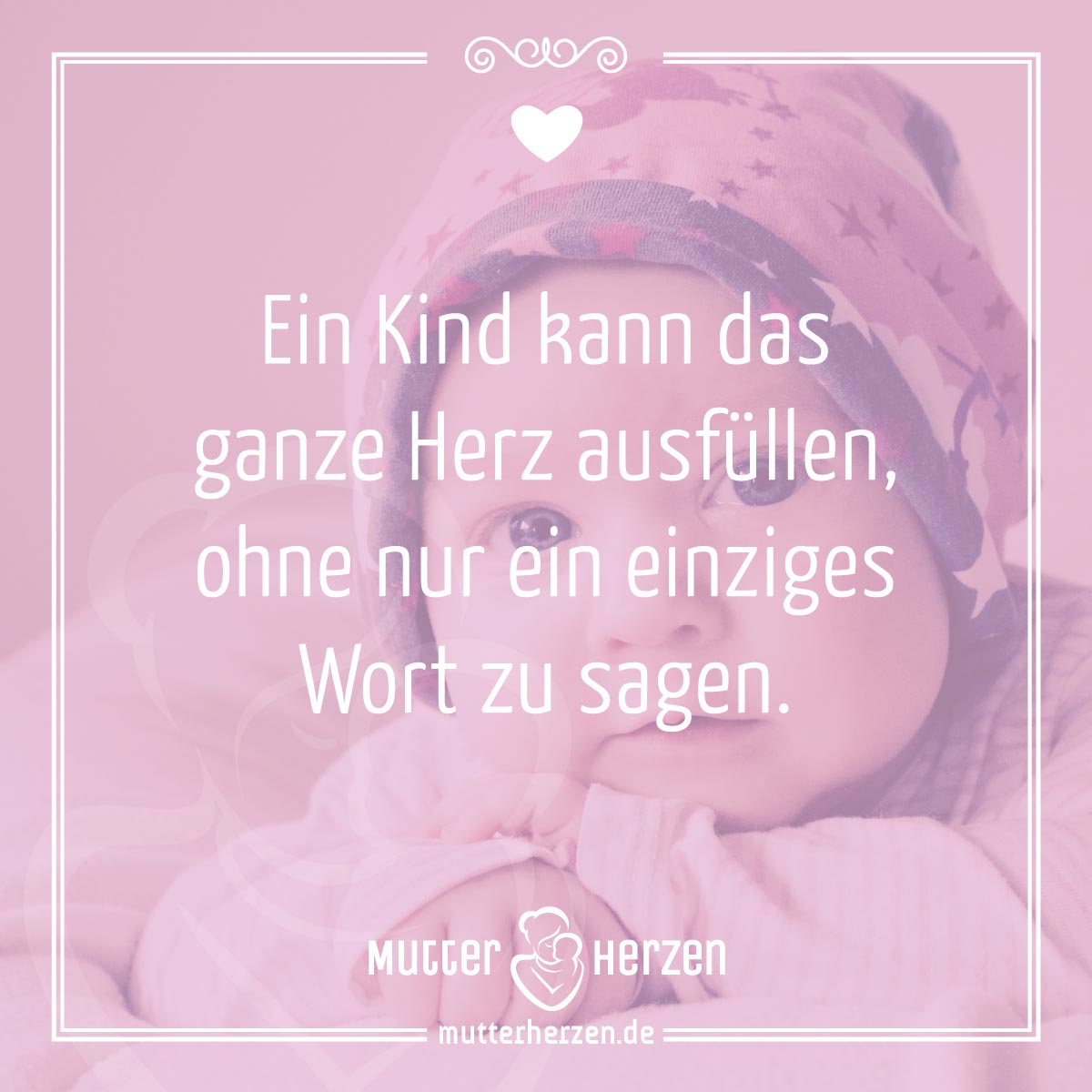 Wenn deine Kinder dir dein Herz stehlen Mutterherzen
