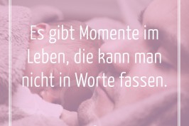 Es gibt Momente im Leben die kann man nicht in Worte fassen