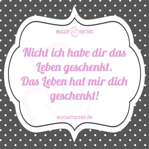 Ein wunderbares Geschenk Mutterherzen