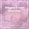 Mit der Geburt wird man zur Familie Mutterherzen