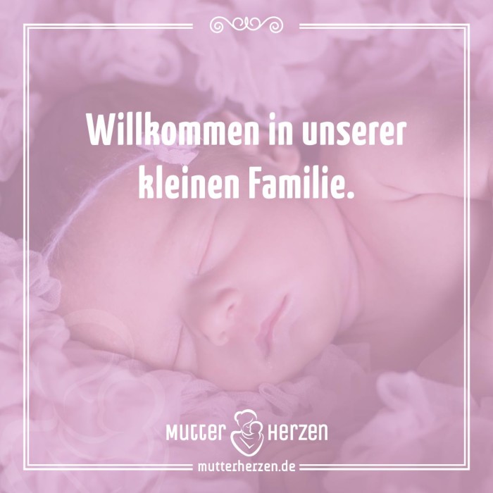 Willkommen in unserer kleinen Familie