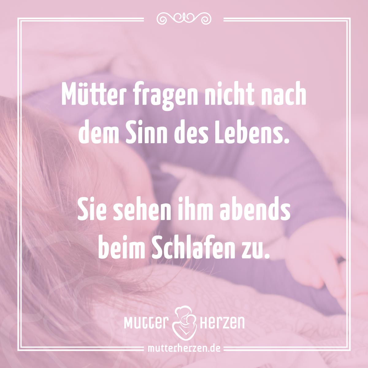 Schlaf Mutterherzen